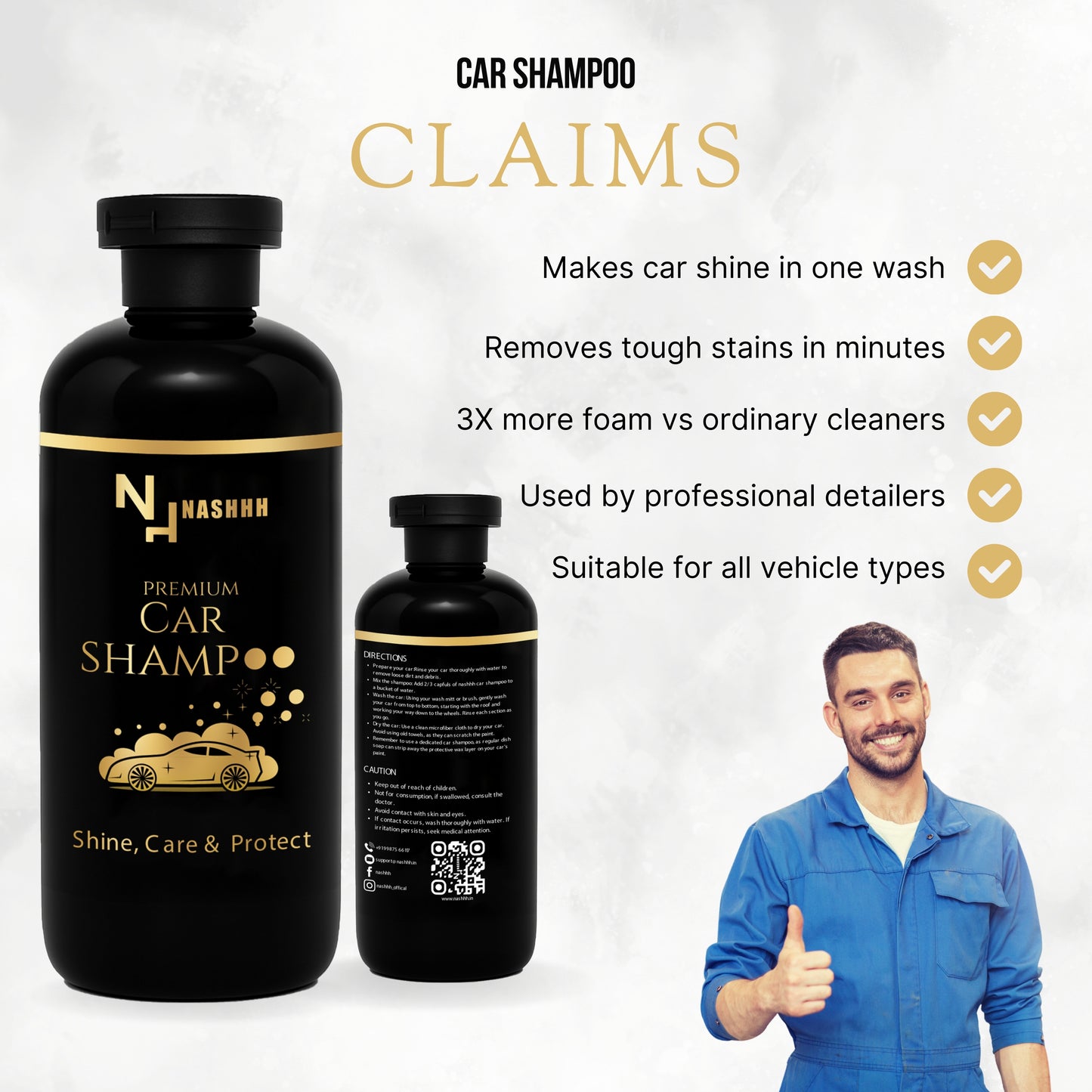 Nashhh Car Shampoo