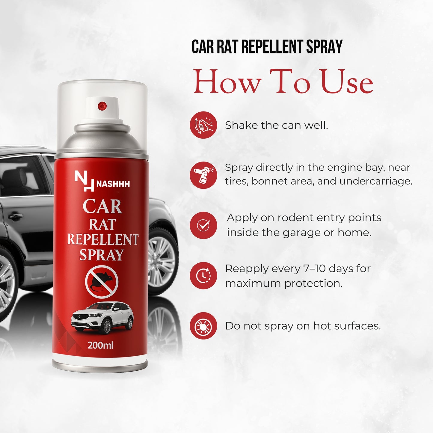 Nashhh Rat Repellent Spray