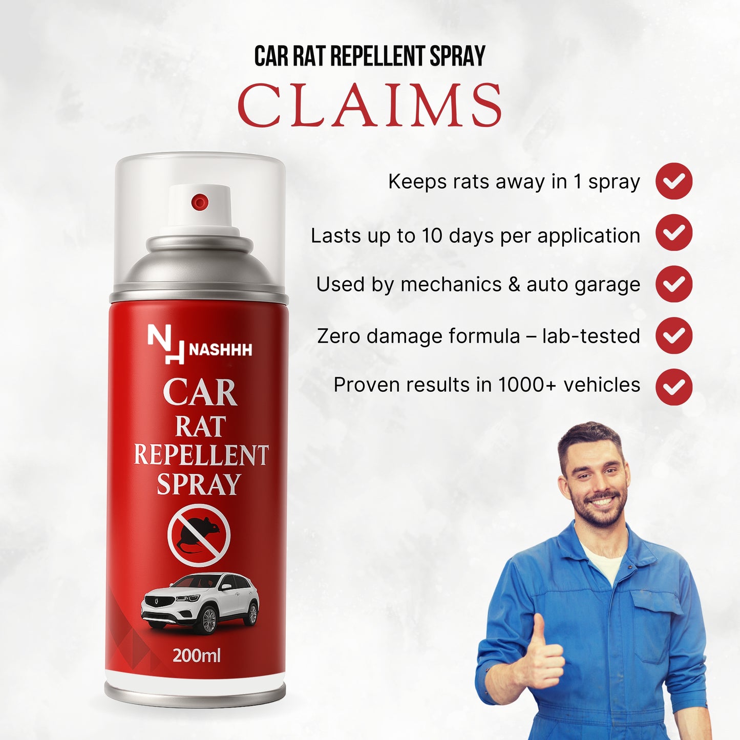 Nashhh Rat Repellent Spray