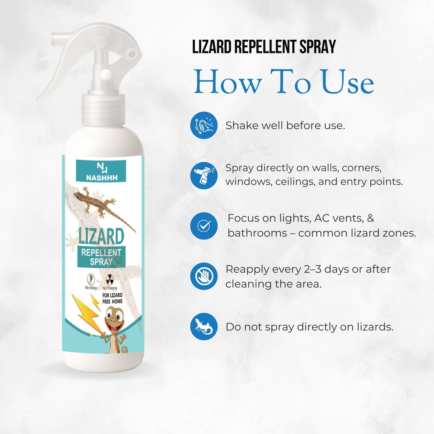 Nashhh Lizard Repellent Spray