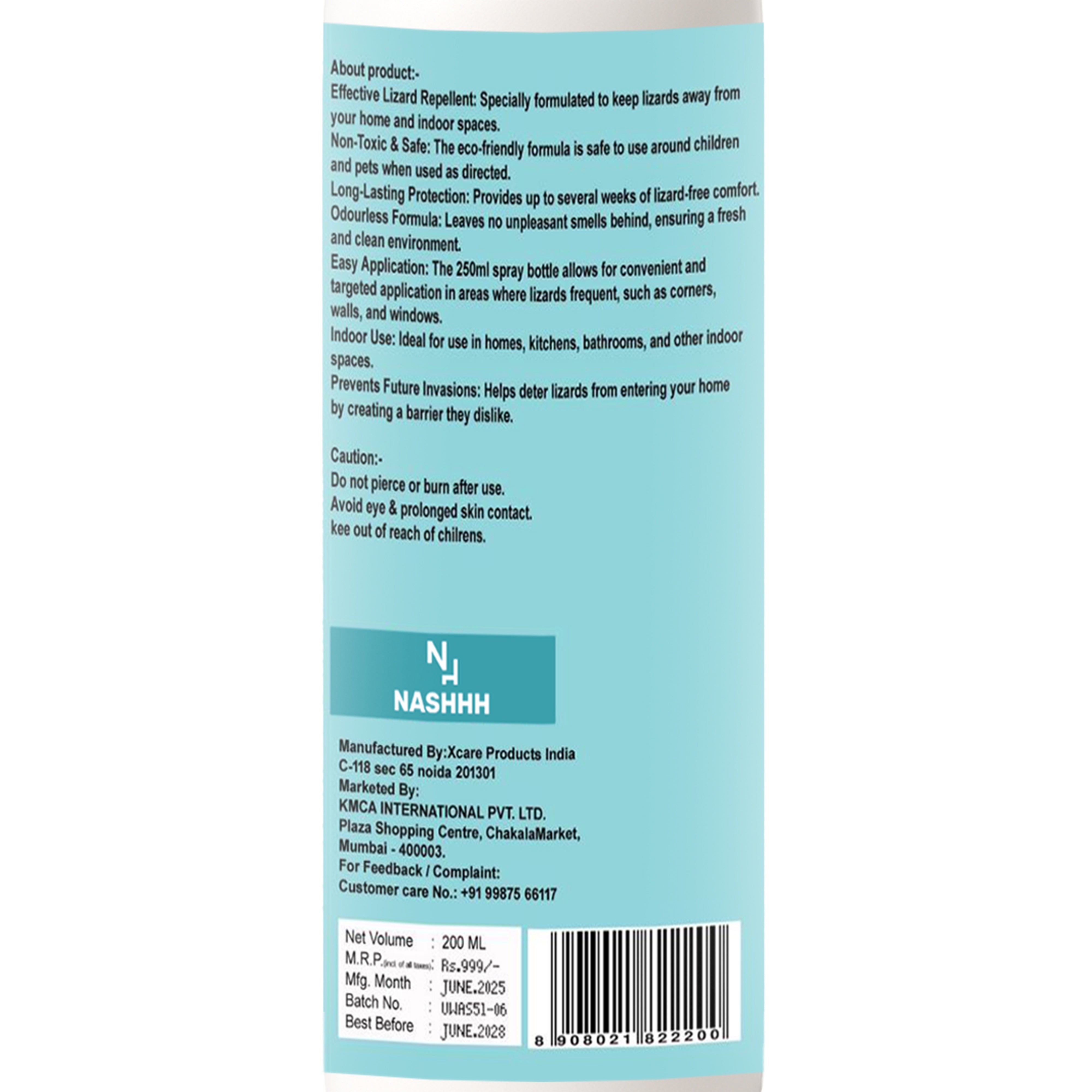 Nashhh Lizard Repellent Spray