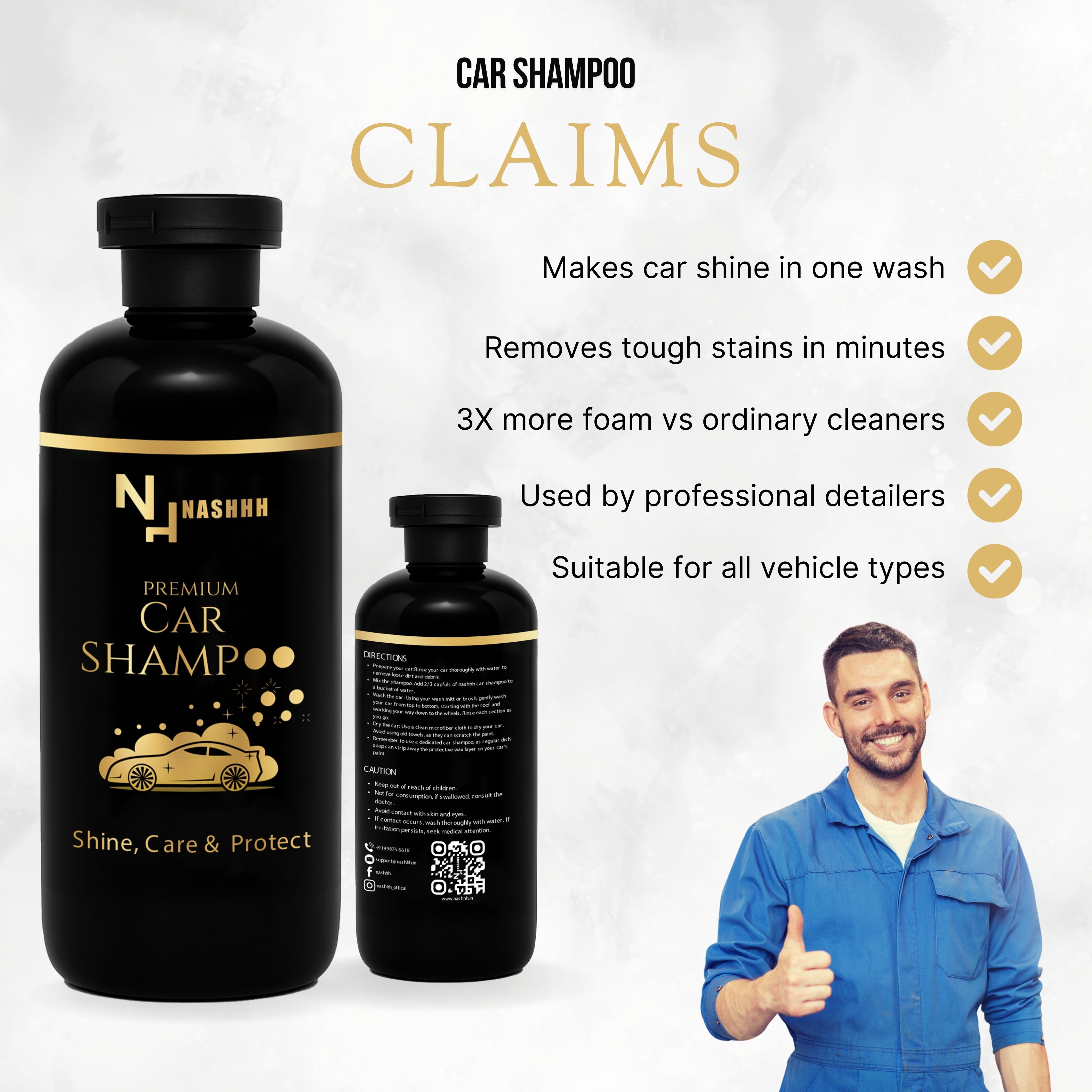Nashhh Car Shampoo