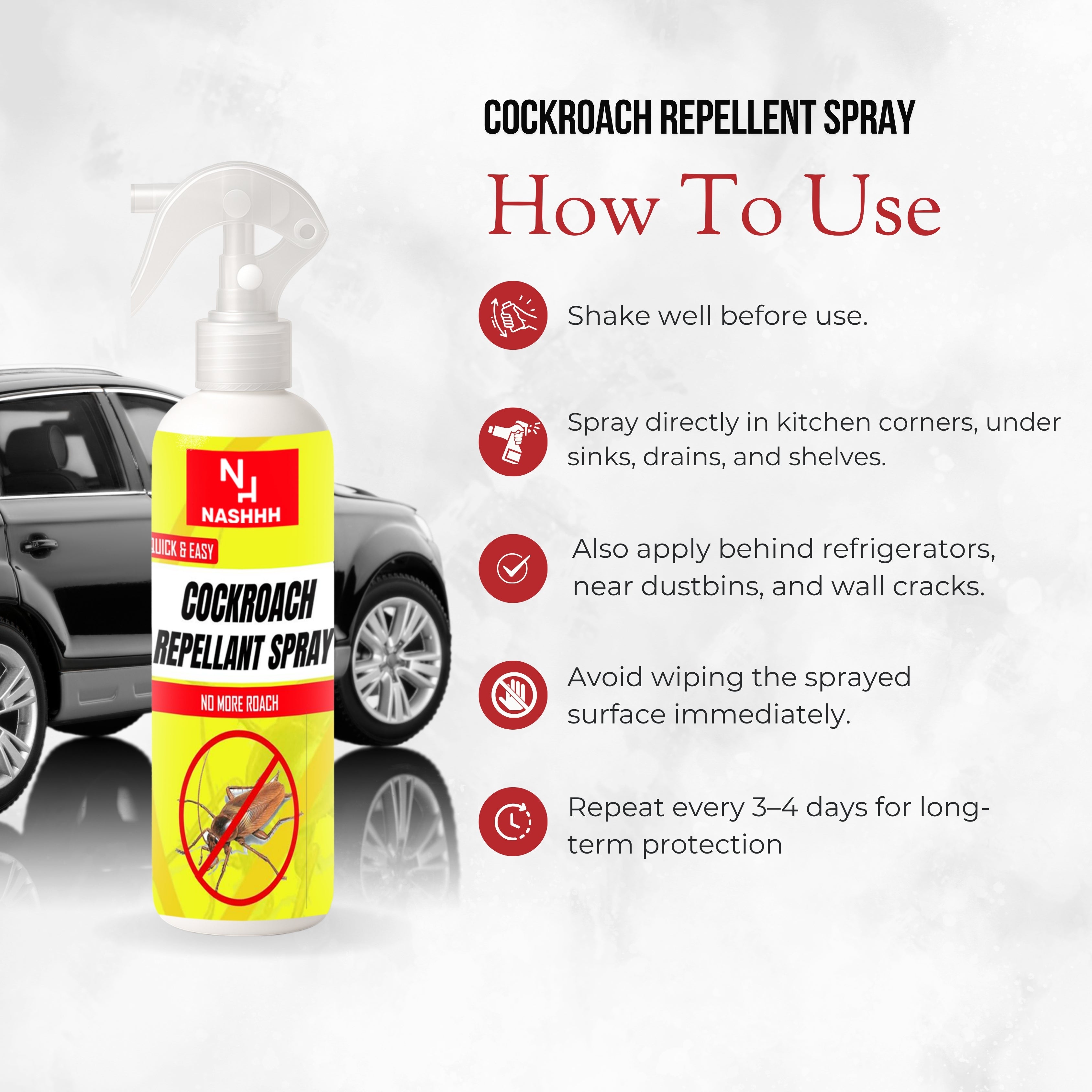 Nashhh Cockroach Spray