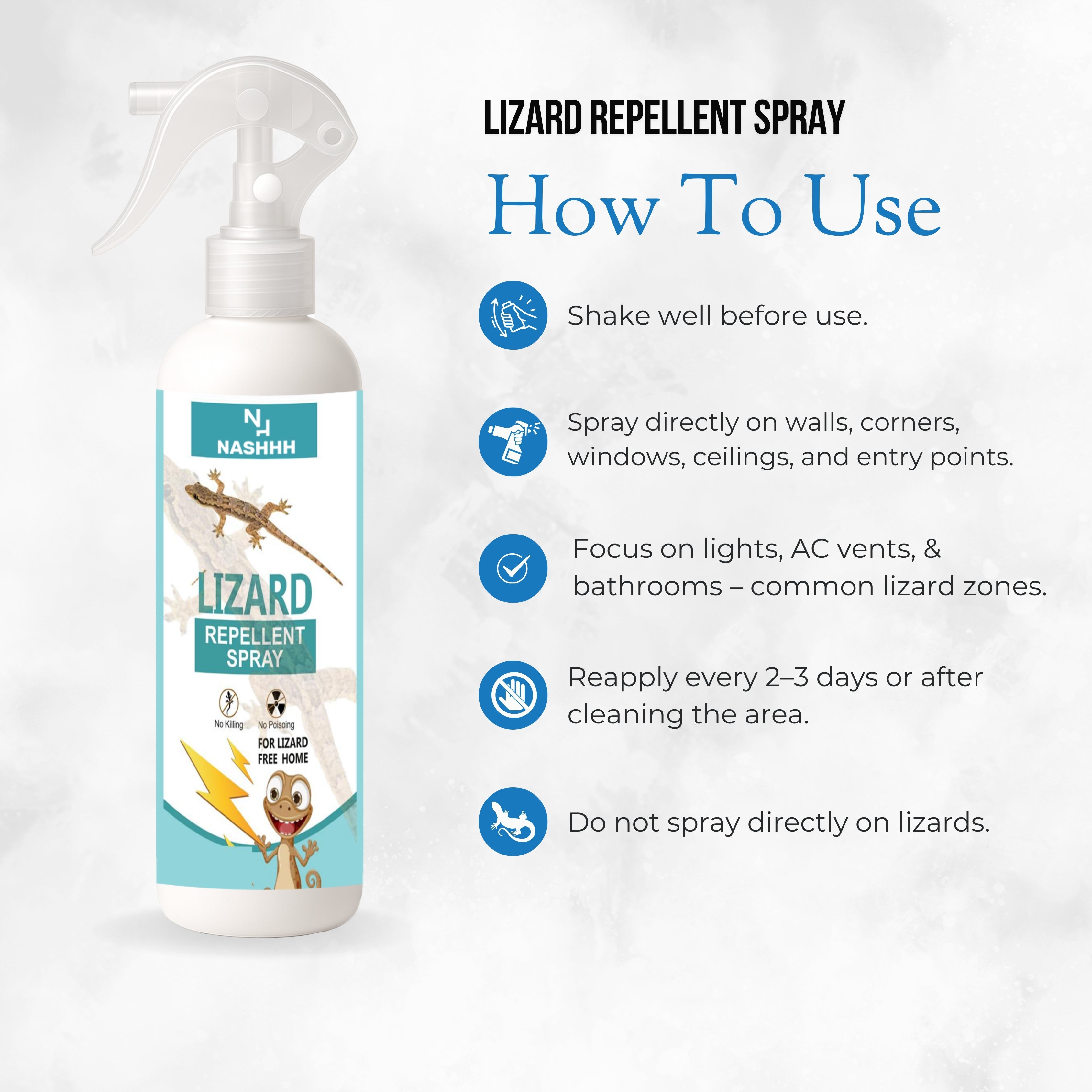 Nashhh Lizard Repellent Spray