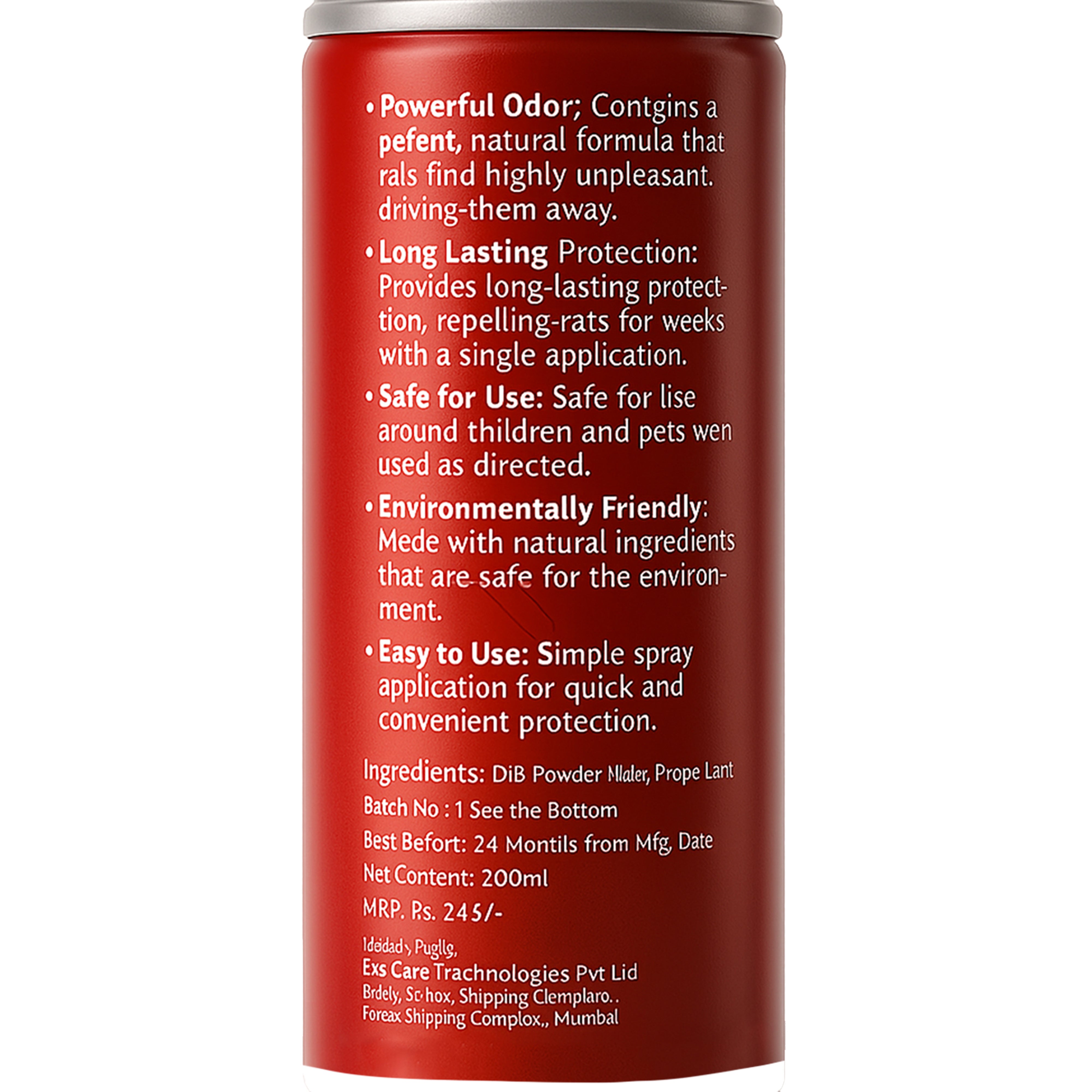 Nashhh Car Rat Repellent Spray