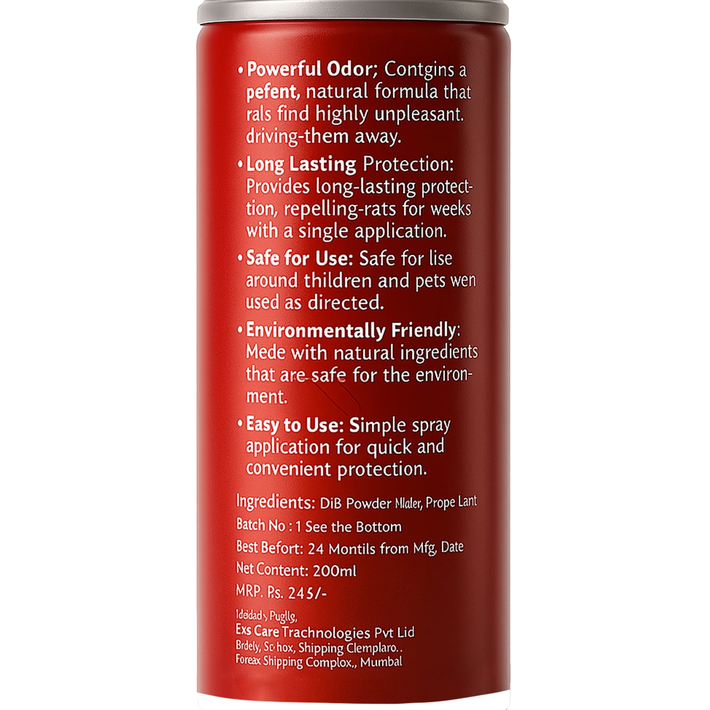 Nashhh Car Rat Repellent Spray