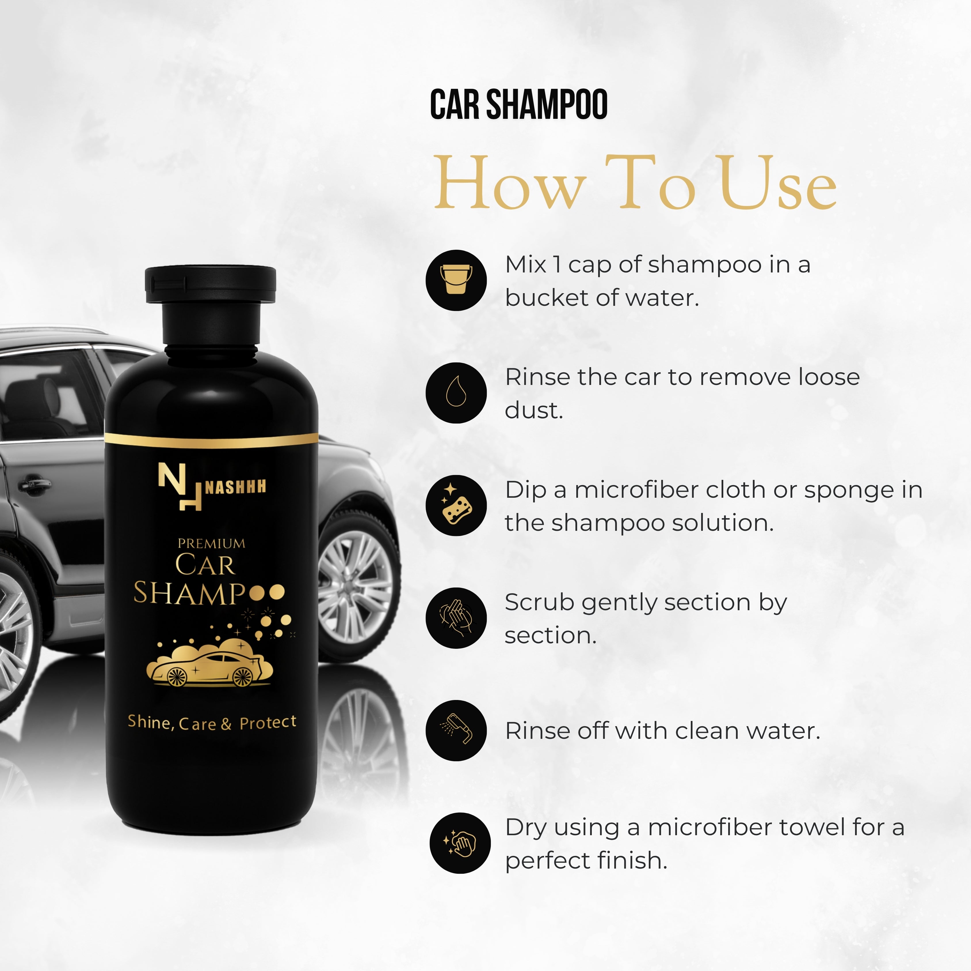 Nashhh Car Shampoo