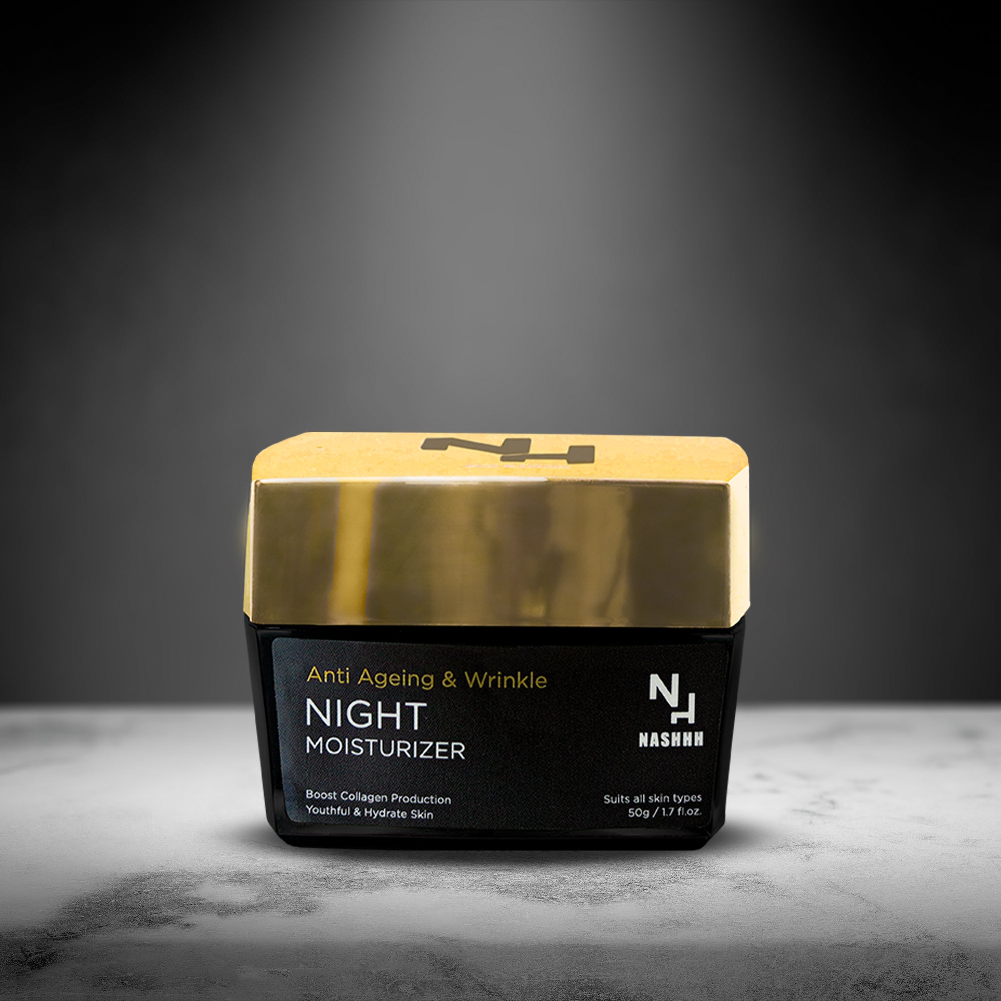 Nashhh Anti Ageing & Wrinkle Night Moisturizer (50g)